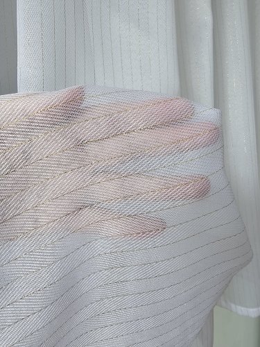 FIRANA JODEŁKA TŁO biel ZŁOTA NITKA OŁ. 300CM