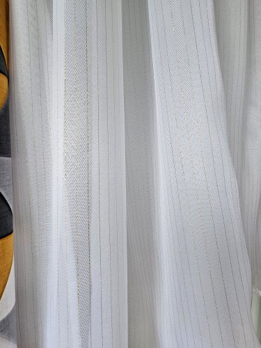 FIRANA JODEŁKA TŁO biel ZŁOTA NITKA OŁ. 300CM