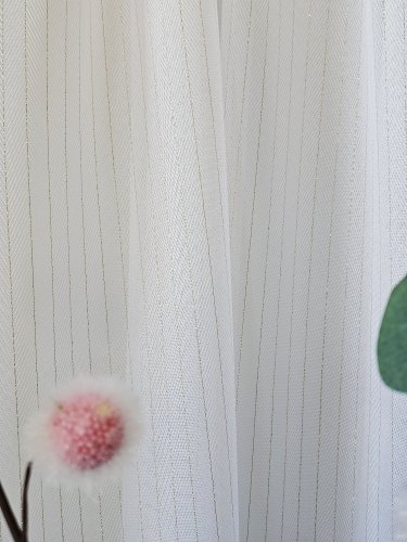 FIRANA JODEŁKA TŁO biel ZŁOTA NITKA OŁ. 300CM