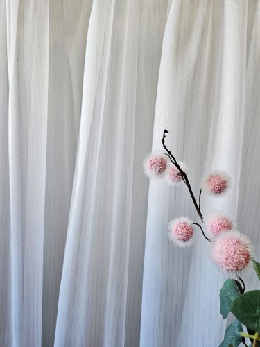 FIRANA JODEŁKA TŁO biel ZŁOTA NITKA OŁ. 300CM