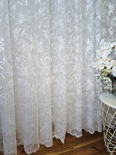 FIRANA ŻAKARD LISTKI 250CM (ostatnie 6metrów)