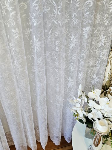 FIRANA ŻAKARD LISTKI 250CM (ostatnie 6metrów)