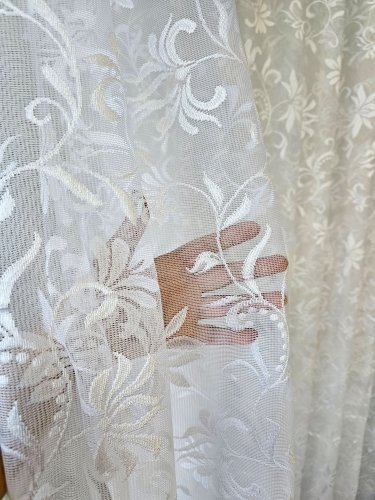 FIRANA ŻAKARD LISTKI 250CM (ostatnie 6metrów)