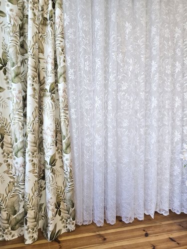 FIRANA ŻAKARD LISTKI 250CM (ostatnie 6metrów)