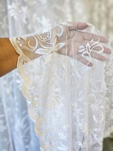 FIRANA ŻAKARD LISTKI 250CM (ostatnie 6metrów)