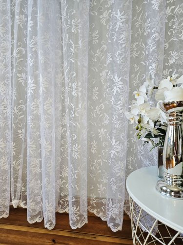 FIRANA ŻAKARD LISTKI 250CM (ostatnie 6metrów)