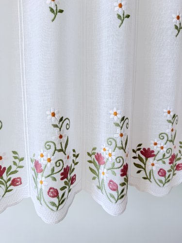 ZAZDROSTKA PANEL NATURAL HAFT KWIATY 40CM/60CM  (1panel=1sztuka)