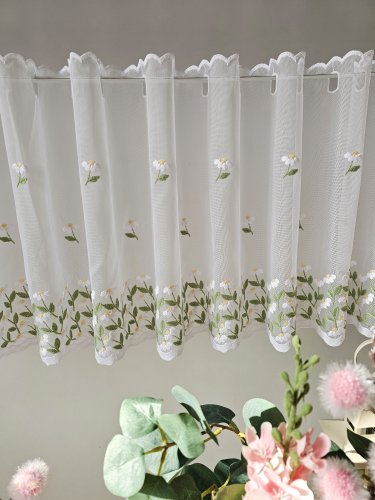 ZAZDROSTKA HAFT RUMIANEK  MARKIZTA 40CM/65CM/90CM  (cena za 0,50mb)