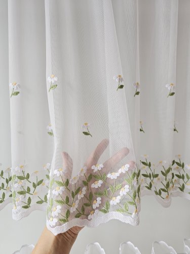 ZAZDROSTKA HAFT RUMIANEK  MARKIZTA 40CM/65CM/90CM  (cena za 0,50mb)