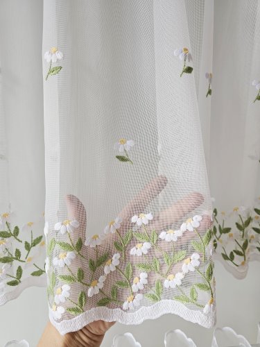 ZAZDROSTKA HAFT RUMIANEK  MARKIZTA 40CM/65CM/90CM  (cena za 0,50mb)