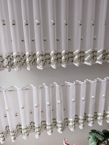 ZAZDROSTKA HAFT RUMIANEK  MARKIZTA 40CM/65CM/90CM  (cena za 0,50mb)