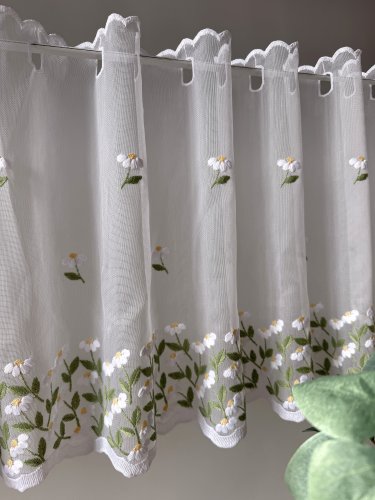 ZAZDROSTKA HAFT RUMIANEK  MARKIZTA 40CM/65CM/90CM  (cena za 0,50mb)