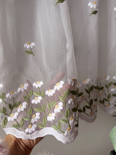 ZAZDROSTKA HAFT RUMIANEK  MARKIZTA 40CM/65CM/90CM  (cena za 0,50mb)