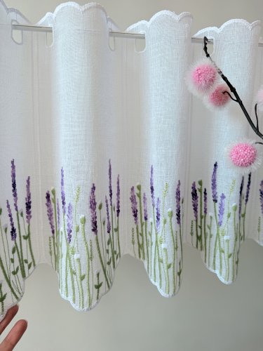 ZAZDROSTKA PANEL NATURAL HAFT LAWENDA 17/35CM/60CM  (cena za 0,50mb)