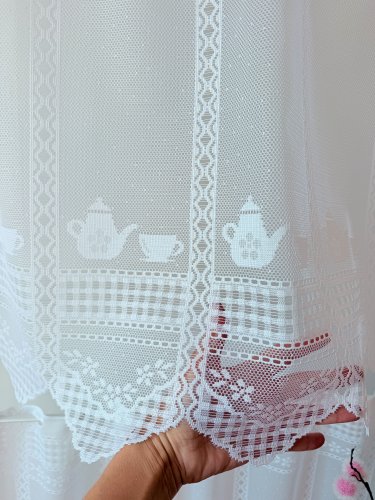 ZAZDROSTKA ŻAKARD FILIŻANKI 50/70/90/120CM (cena za 0,50mb)