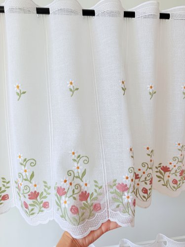 ZAZDROSTKA PANEL NATURAL HAFT KWIATY 40CM/60CM  (1panel=1sztuka)