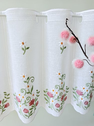 ZAZDROSTKA PANEL NATURAL HAFT KWIATY 40CM/60CM  (1panel=1sztuka)