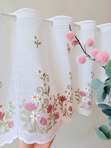 ZAZDROSTKA PANEL NATURAL HAFT KWIATY 40CM/60CM  (1panel=1sztuka)