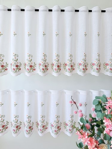 ZAZDROSTKA PANEL NATURAL HAFT KWIATY 40CM/60CM  (1panel=1sztuka)