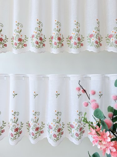 Zazdrostka panel natural haft kwiaty 40cm/60cm  (1panel=1sztuka)