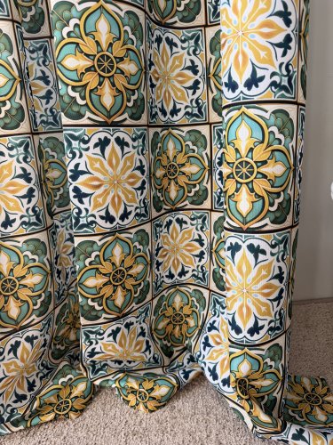 ZASŁONA MALIK MOZAIKA WODOODPORNA SZER.150cm