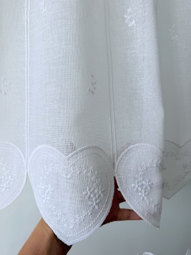 ZAZDROSTKA PANEL NATURAL HAFT BIEL SERCA 40CM/60CM  (1panel=1sztuka)