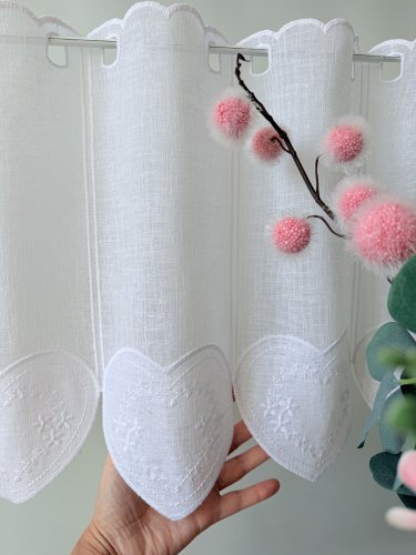 ZAZDROSTKA PANEL NATURAL HAFT BIEL SERCA 40CM/60CM  (1panel=1sztuka)