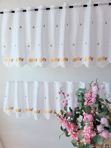 Zazdrostka panel natural haft cytryna 40cm/60cm  (1panel=1sztuka)