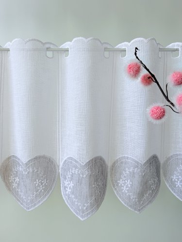 ZAZDROSTKA PANEL NATURAL HAFT SZARE SERCA 40CM/60CM  (1panel=1sztuka)