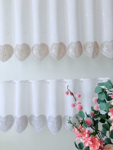 ZAZDROSTKA PANEL NATURAL HAFT SZARE SERCA 40CM/60CM  (1panel=1sztuka)