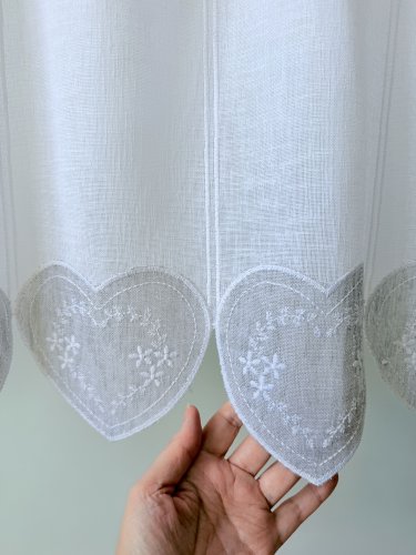 ZAZDROSTKA PANEL NATURAL HAFT SZARE SERCA 40CM/60CM  (1panel=1sztuka)