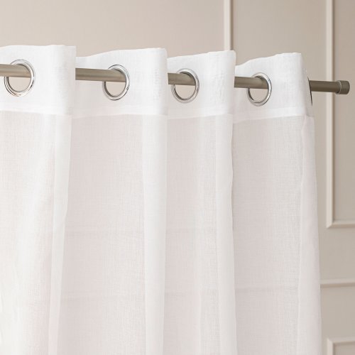 FIRANA ETAMINA PERŁA KWIATY 3D 140cm/250cm 