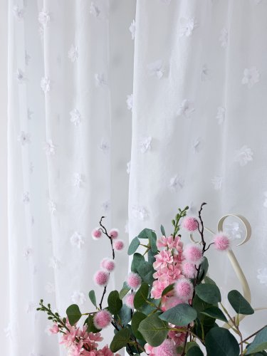 FIRANA ETAMINA PERŁA KWIATY 3D BOKIEM KWIATY