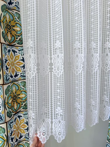 ZAKOSTYL ZASŁONY + ZAZDROSTKA MOZAIKA PLAMOODPORNA