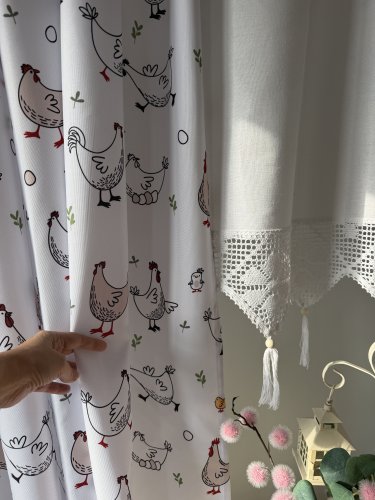 ZASŁONA KURKI KURY KOKO WODOODPORNA SZER.150cm