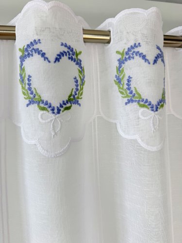 ZAZDROSTKA PANEL NATURAL HAFT LAWENDA SERCA 17cm/35cm/65cm  (1panel = 1sztuka)