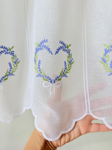 ZAZDROSTKA PANEL NATURAL HAFT LAWENDA SERCA 17cm/35cm/65cm  (1panel = 1sztuka)