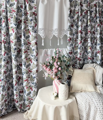 ZAKOSTYL ZASŁONY + ZAZDROSTKA + LAMBREKIN RUNO LEŚNE