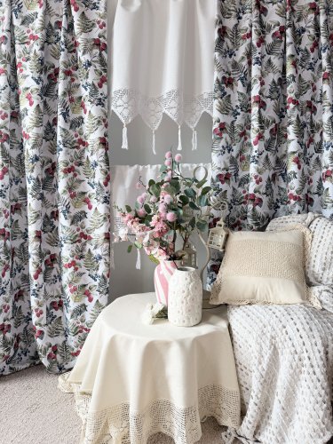 ZAKOSTYL ZASŁONY + ZAZDROSTKA + LAMBREKIN RUNO LEŚNE