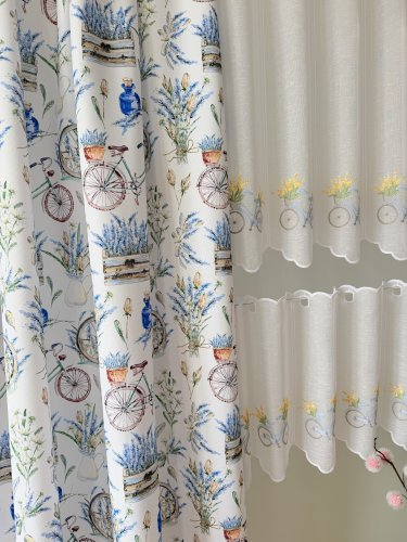 Zakostyl zasłony + zazdrostka + lambrekin runo leśne