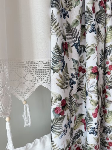 ZAKOSTYL ZASŁONY + ZAZDROSTKA + LAMBREKIN RUNO LEŚNE