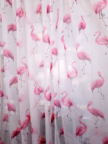 FIRANA WOAL FLAMING RÓŻOWY  SZER.150CM