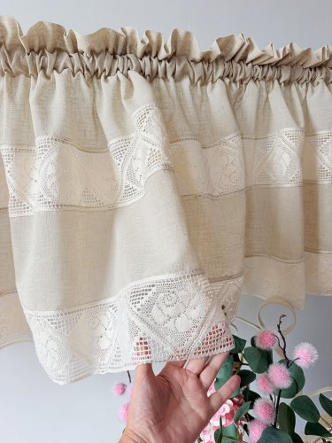 Lambrekin vintage koronka rustykal