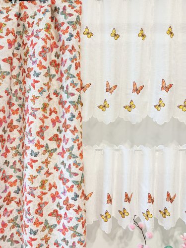 ZAKOSTYL ZASŁONY + ZAZDROSTKA + LAMBREKIN MOTYLE