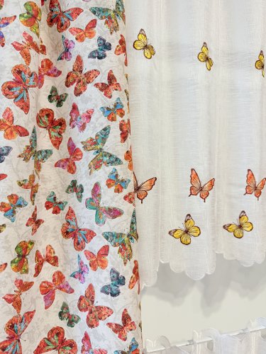 ZAKOSTYL ZASŁONY + ZAZDROSTKA + LAMBREKIN MOTYLE