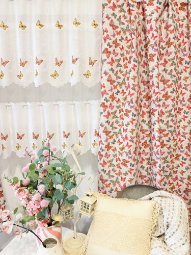 ZAKOSTYL ZASŁONY + ZAZDROSTKA + LAMBREKIN MOTYLE