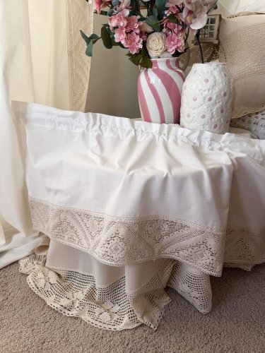 ZAKOSTYL ZAZDROSTKA KREM KORONKA ECRU 