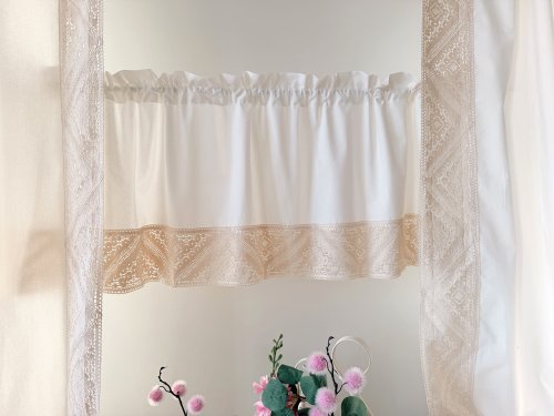 ZAKOSTYL ZAZDROSTKA KREM KORONKA ECRU 