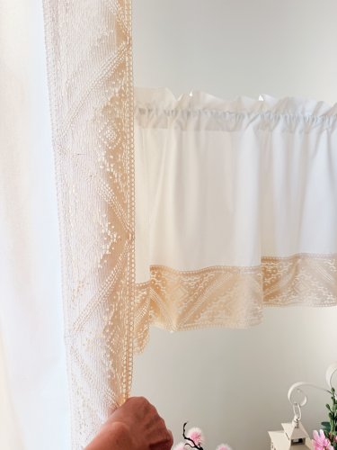 ZAKOSTYL ZAZDROSTKA KREM KORONKA ECRU 