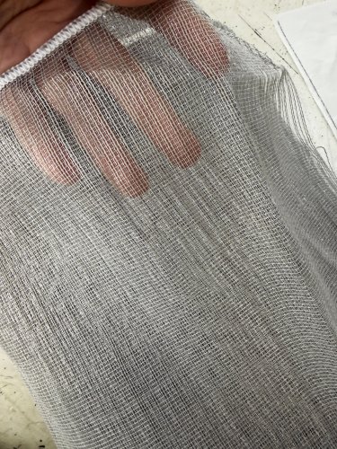 FIRANA SIATKA BIAŁA/SREBRNA  320CM